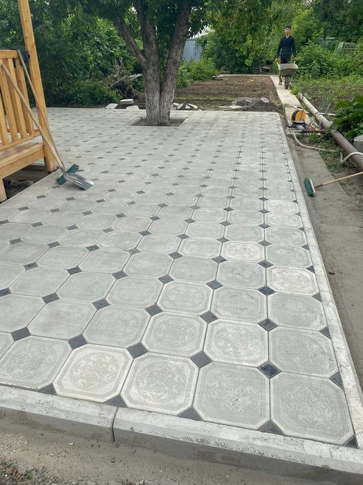 Укладка брусчатка