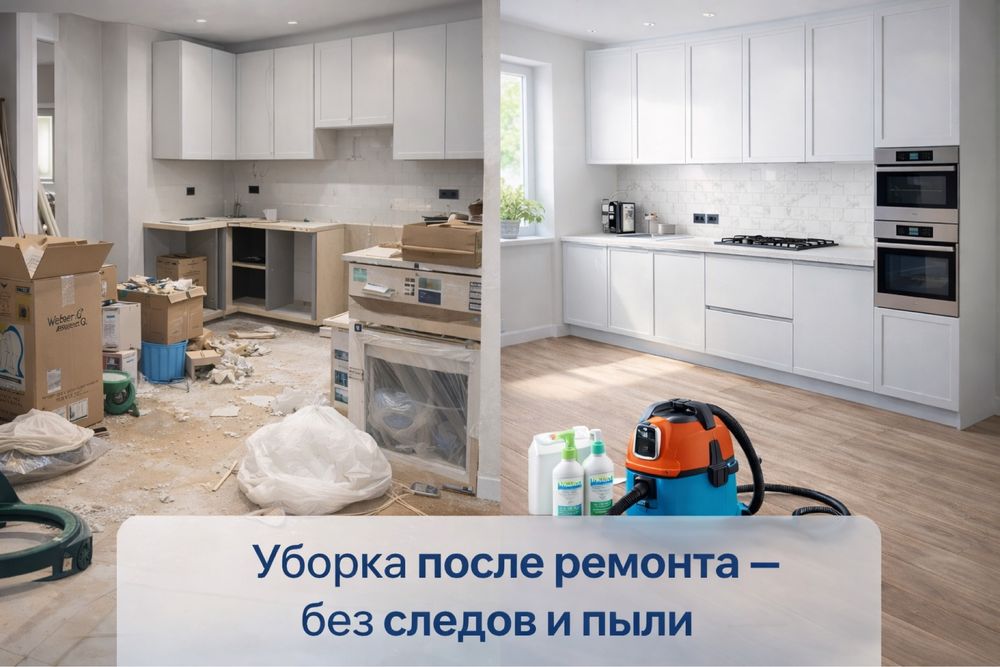 Уборка после ремонта и генеральная | Клининг