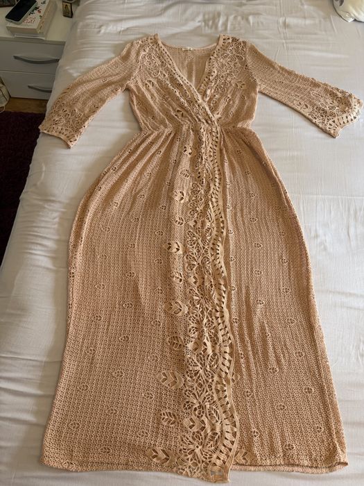 Rochie de plajă Oysho S/M – bumbac brodat