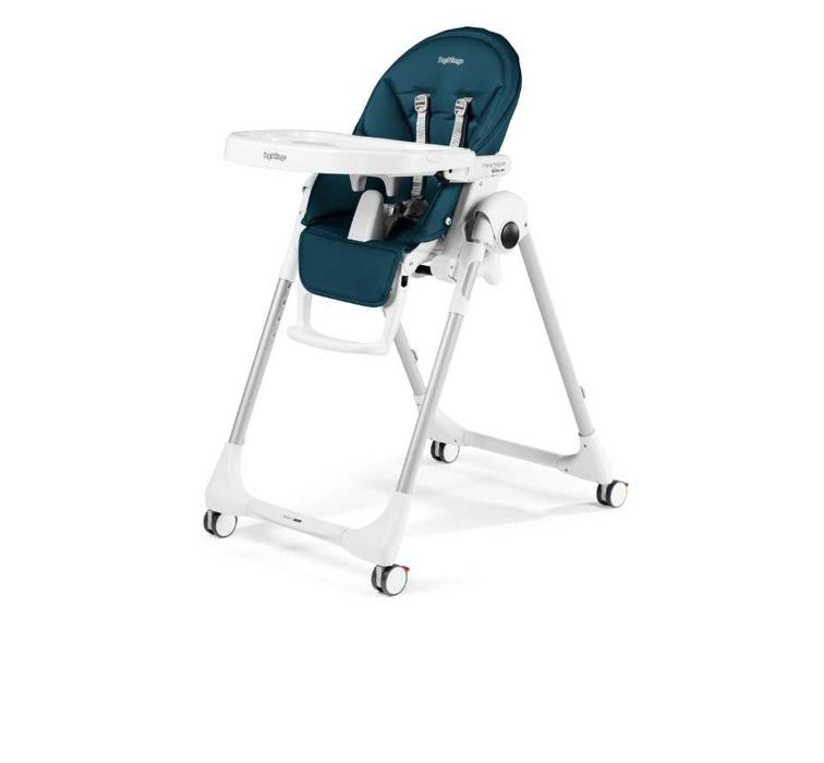 Scaun de masa Peg Perego Prima Pappa Zero Follow Me, Turcoaz