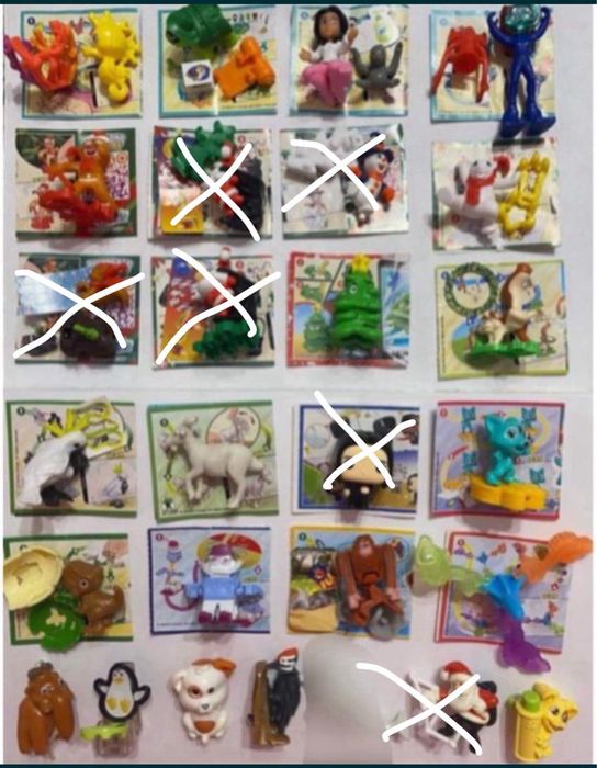 Играчки от яйца - Киндер и други