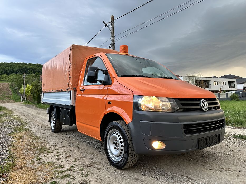 VW T5 Transporter, 2011 Camioneta Lada 3m, 2.0 TDI-102 cp, Prelata