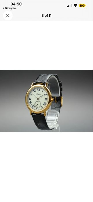 Ceas Longines Charleston Cal.L176.2 33mm Cream Dial Quartz Men's Watch