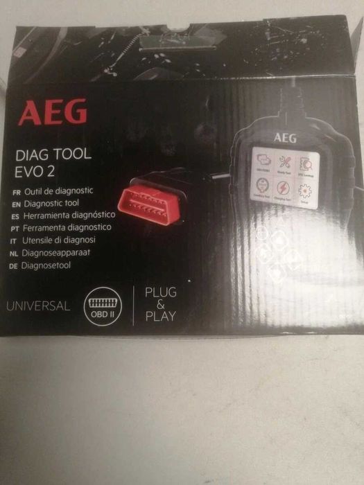 Диагностика за кола OBD2 AEG 005073 Evol 2 3 функции Четене Детайли Изчистване