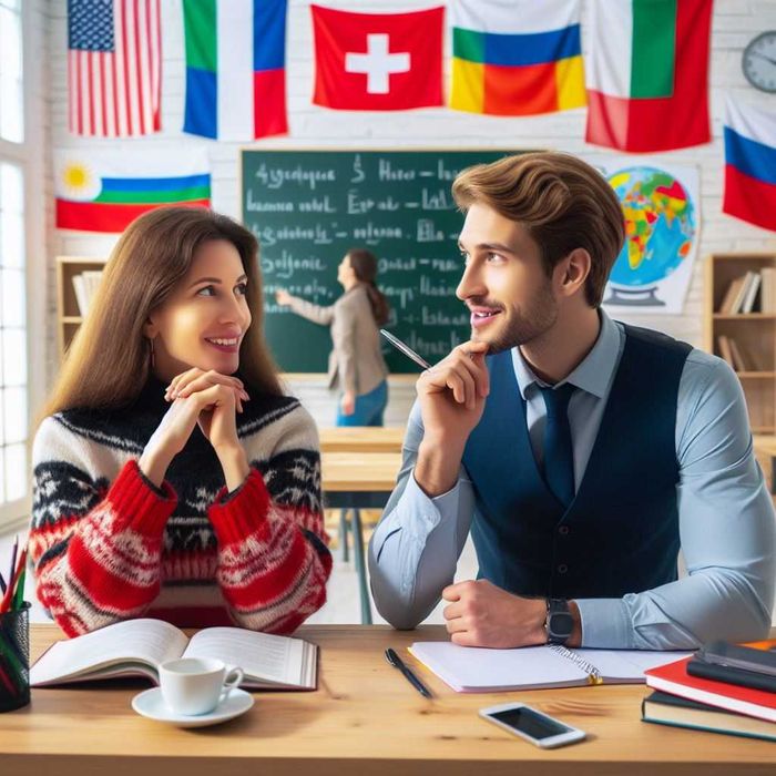 Италиански, испански, френски, български език като чужд. Уроци курсове