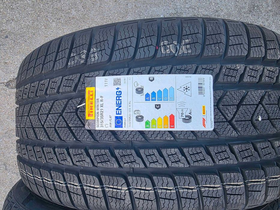 Anvelope noi iarna Pirelli runflat 275/40R21 315/35R21 omologare BMW DOT2026