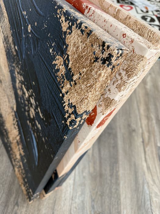 Set tablouri print pictura abstracta 50x40 cm