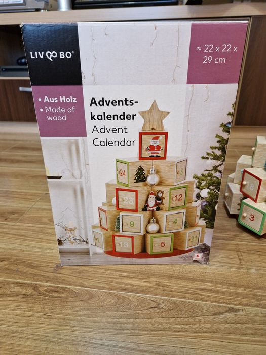 Calendar de lemn brad --advents-kalender