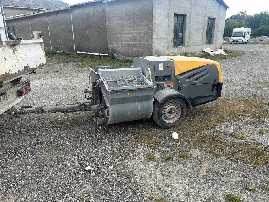 Putzmeister SP11 LMR pompă mortar / mașină tencuit – tractabilă