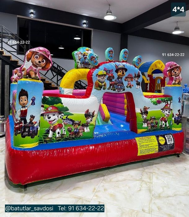 Batut, Батуты, Надувной батут, Каркасный батут, Atraksionlar