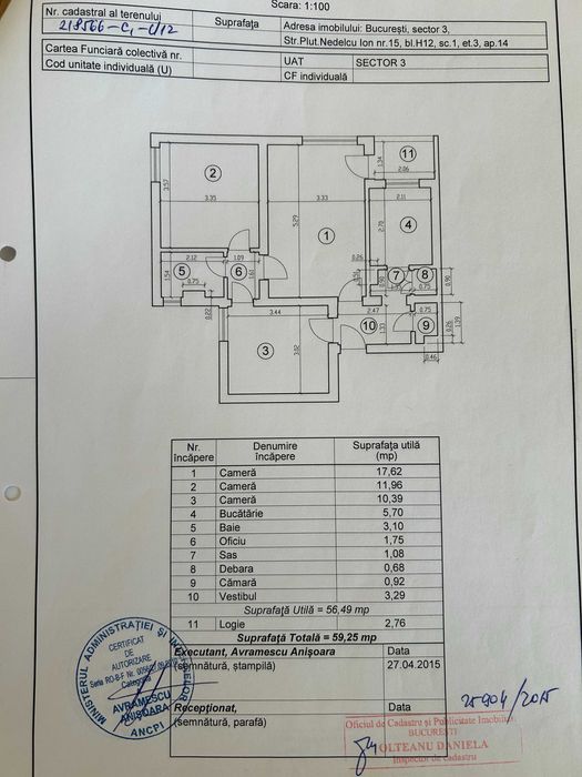 Proprietar |  3 camere Dristor — ParkLake, renovat, bloc P+4 reabilitat