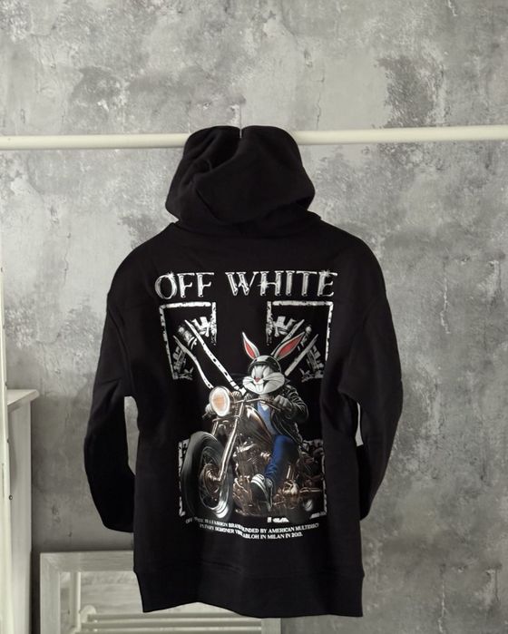 Hanorac Off White calitate premium,