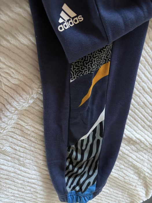 Екип, анцуг за тийнейдърка Adidas G Aop Cotton Ts Blue