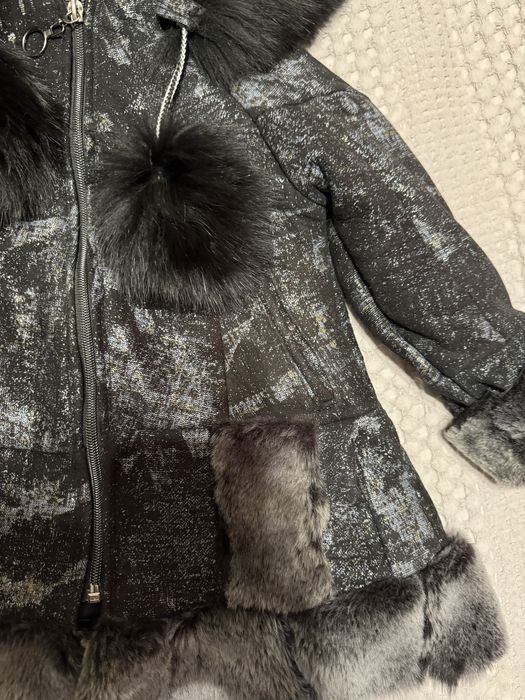 Детская натуральная дубленка