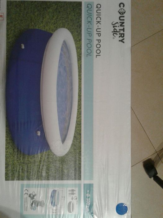 Piscina cu sistem de filtrare, 3m x76cm, inel gonflabil, noua,sigilata