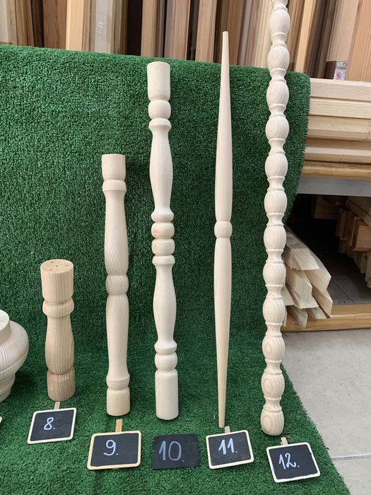 Струговани детайли за парапет,дистанционери