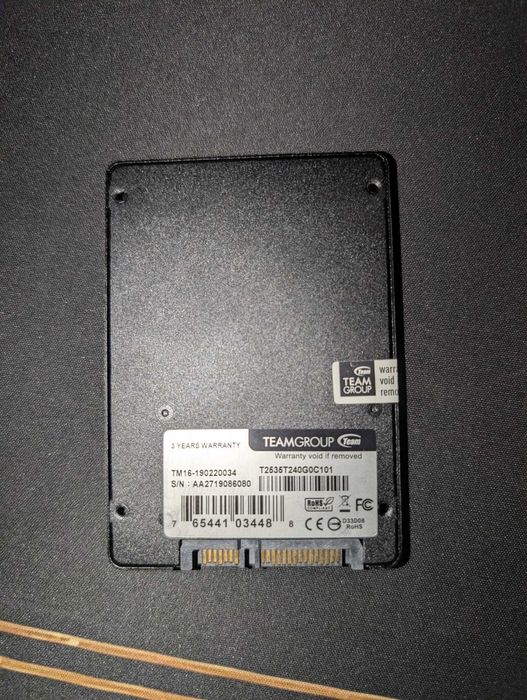 SSD TeamGroup L5 LITE 240GB SATA III - Stare Perfectă (Health 99%)