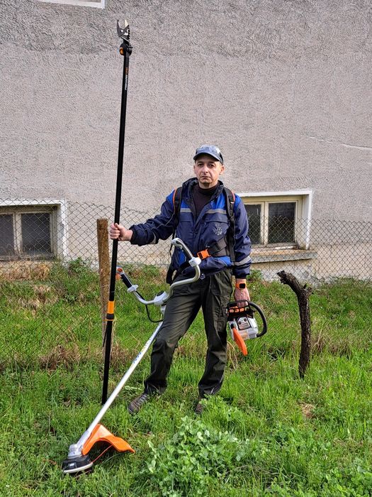 Професионално почистване на дворове и градини в Габрово и района - STIHL