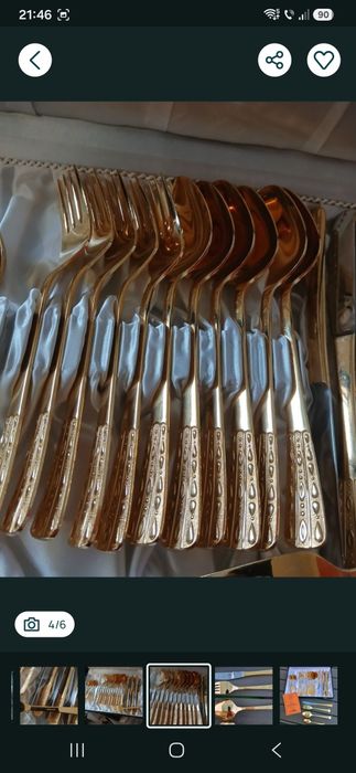 Set de tacamuri vitange aurii