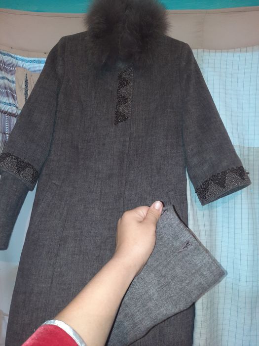 Тёплый пальто для весны