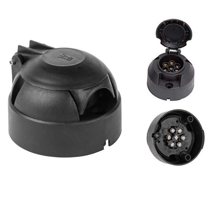 Букса за ремарке Automat-пластмасова, 7 PIN, 12V