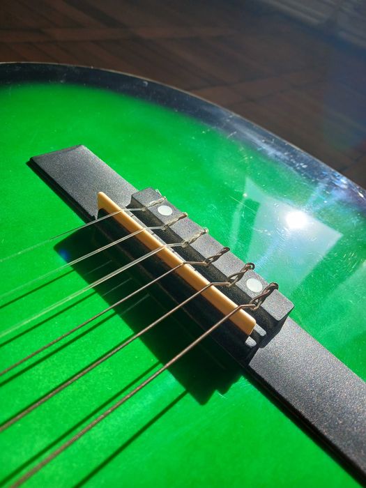 Chitara clasica handcrafted - verde