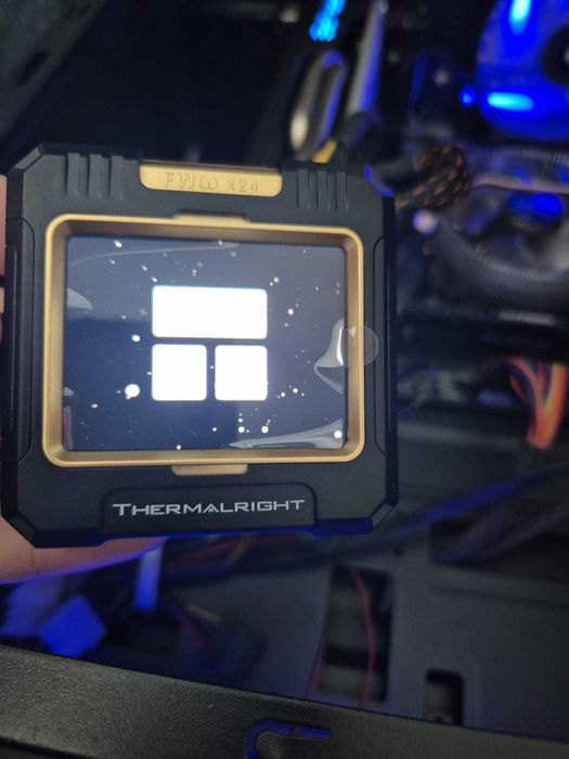 Cooler CPU Lichid Thermalright Frozen Warframe 280 Black ARGB LCD 2.4'