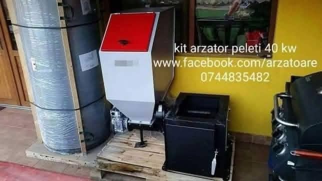 Arzator Peleti si Carbune din fontă nou nouțe marca Ekoenergia
