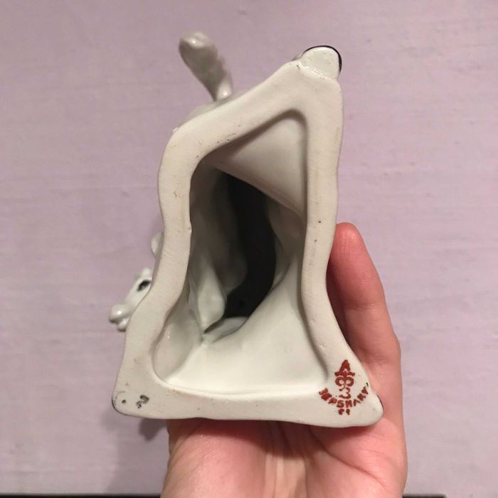 Фарфоровая статуэтка СССР 1950-60 Жеребенок Лошадь Вербилки ДФЗ