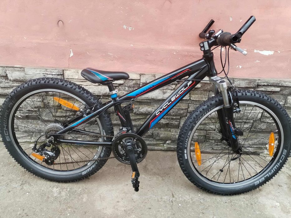 Bicicleta copii roti 24 cadru aluminiu import Germania