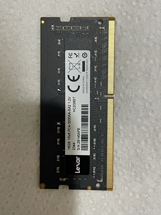 Оперативка DDR4 UDIMM 8 GB 2666 MHz/SODIMM 16 GB 3200 MHz/4 GB 2400MHz