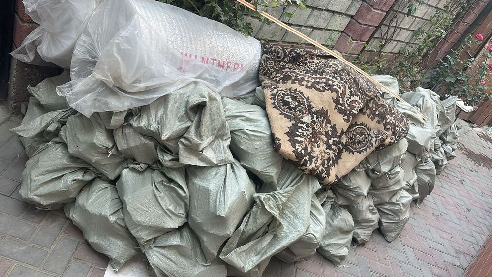 Вывоз мусора, уборка, упаковка 5 тонн