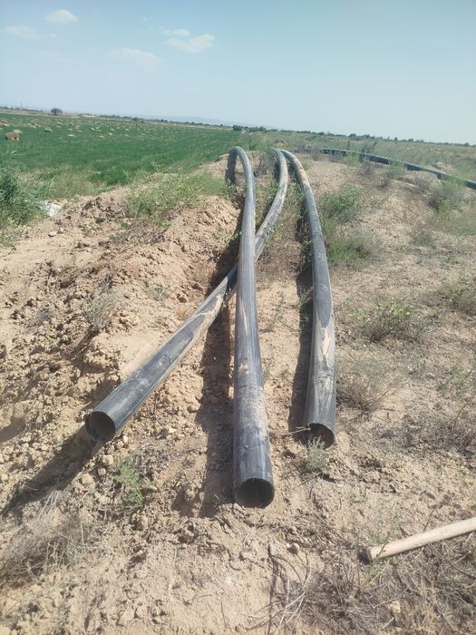 Plastik truba sotaman diametri 125 mm uzunnligi 800 m