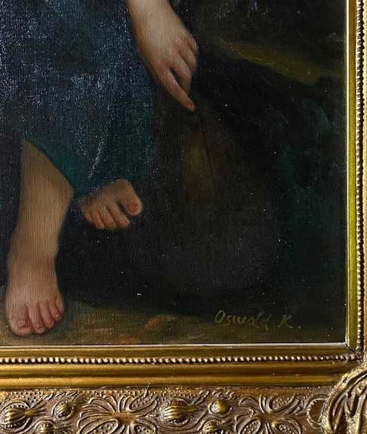 "ICONICA" SUPERB! Tabl0u VECHI, ul/cart. semn. cca70x60