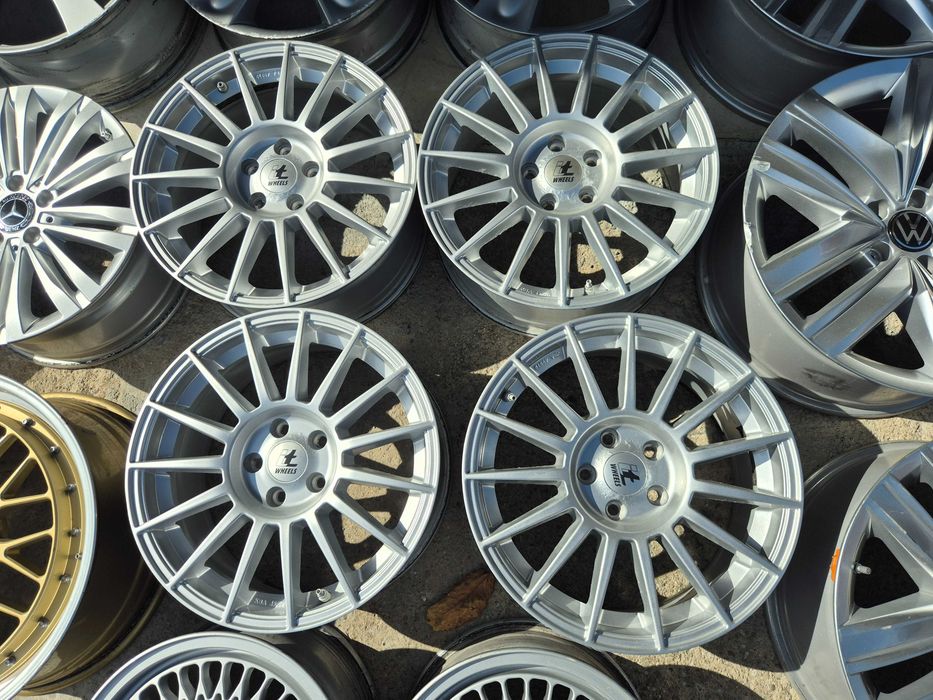 4 Jante Aliaj 5x108 17'' - 7.5J ET 45 - Ford Focus Mondeo Kuga - Peugeot - Citroen + Senzori FORD !