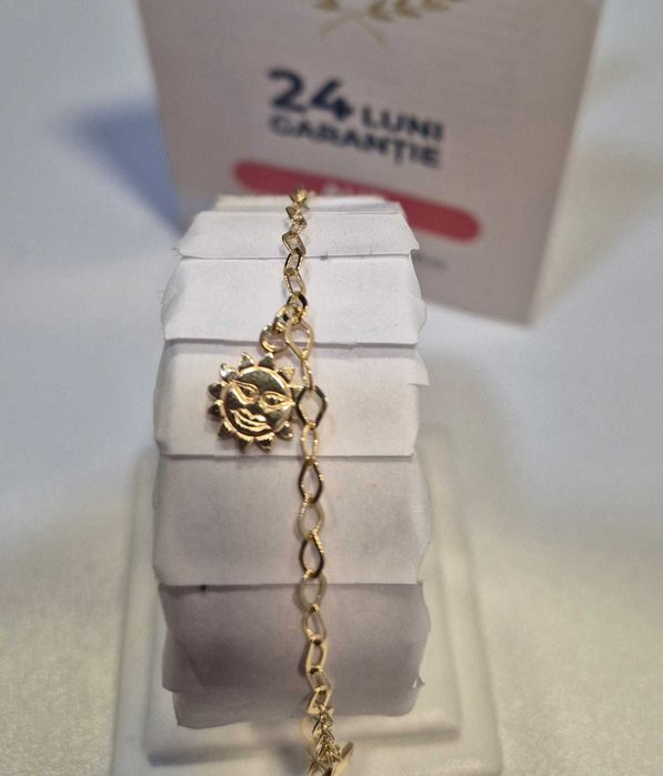 Bratara de picior din aur (AG32 B28150.8)2 ANI GARANTIE!