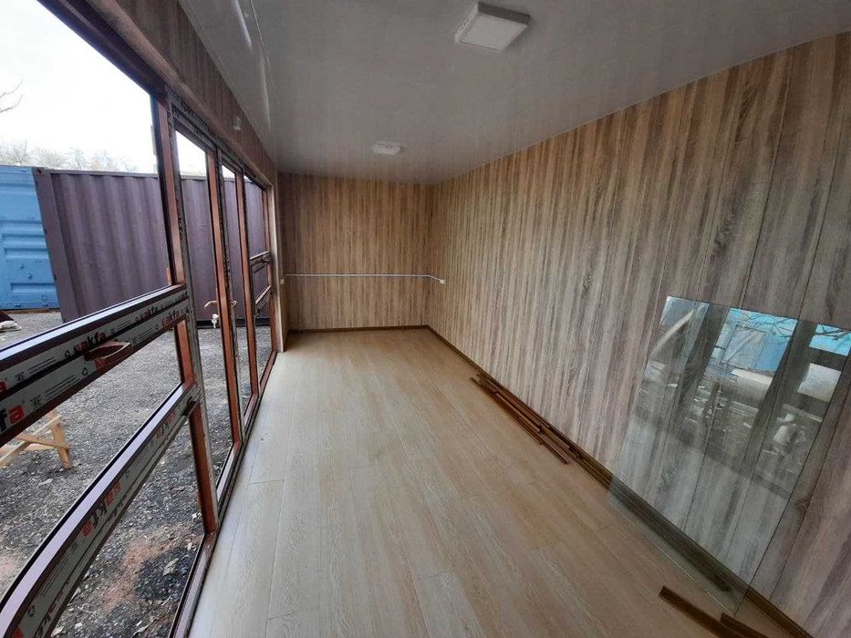 Ларек для фас фуда из контейнера. Konteynerdan kafe fast food uchun