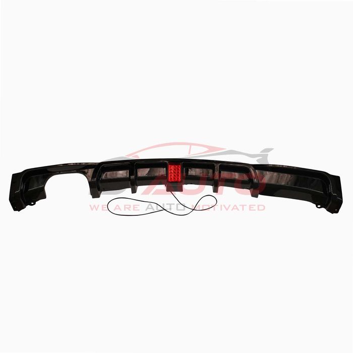 Дифузьор за Задна броня BMW F30 / F31 с F1 стоп, Черен, бмв ф30 тунинг