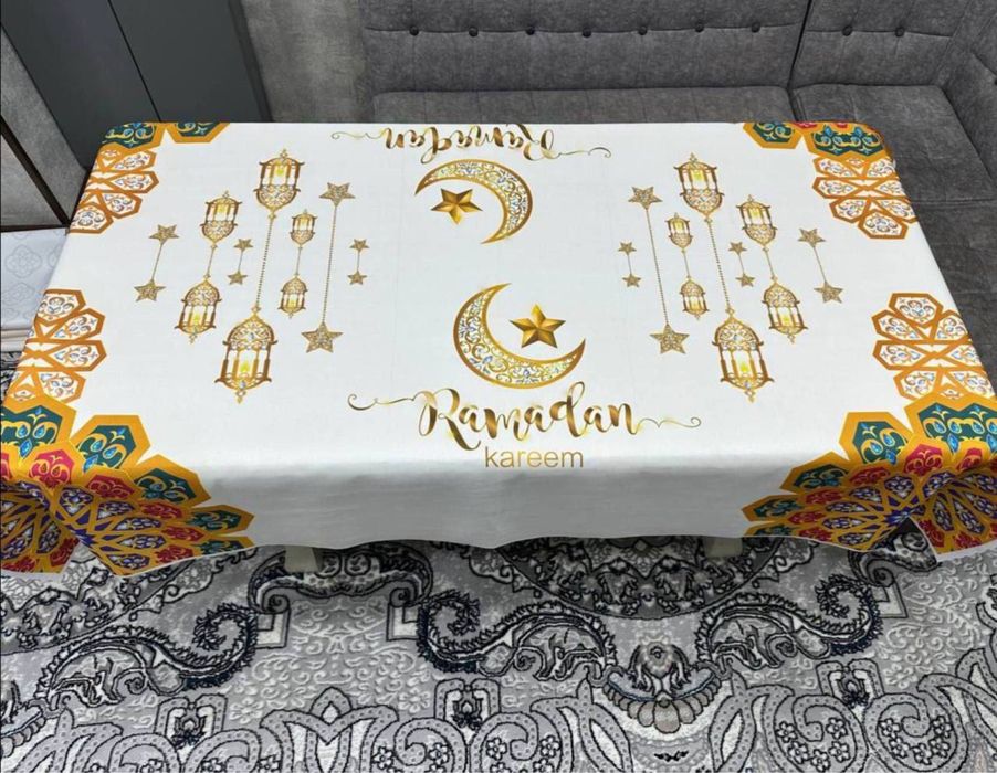 Ramazon uchun dasturxon (Dakron) – Chiroyli dizayn, sifatli mato