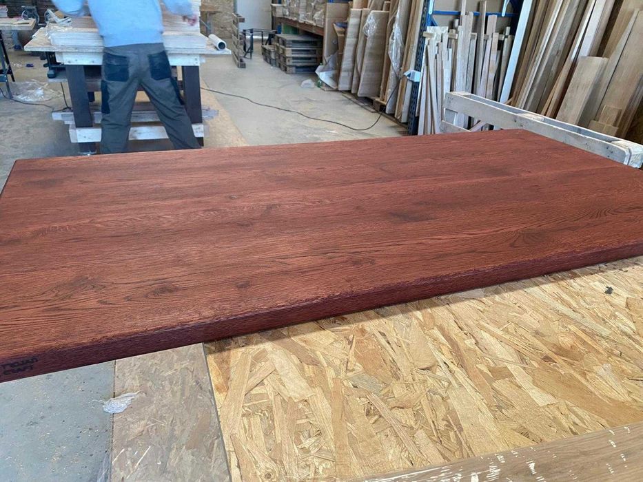 Blat lemn masiv (stejar, fag, living, bucătărie, lavoar, bar, grătar)