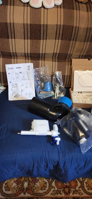 Vas wc incastrat in perete complet pentru utilizare
