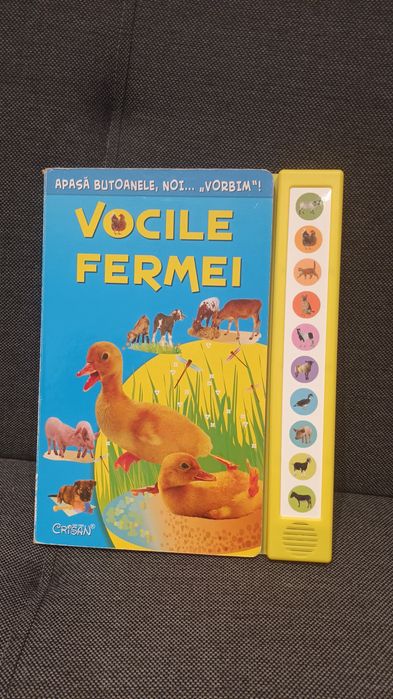 Cărți  cu sunete, Mica Sirena, Vocile Fermei, carte-pian engleza