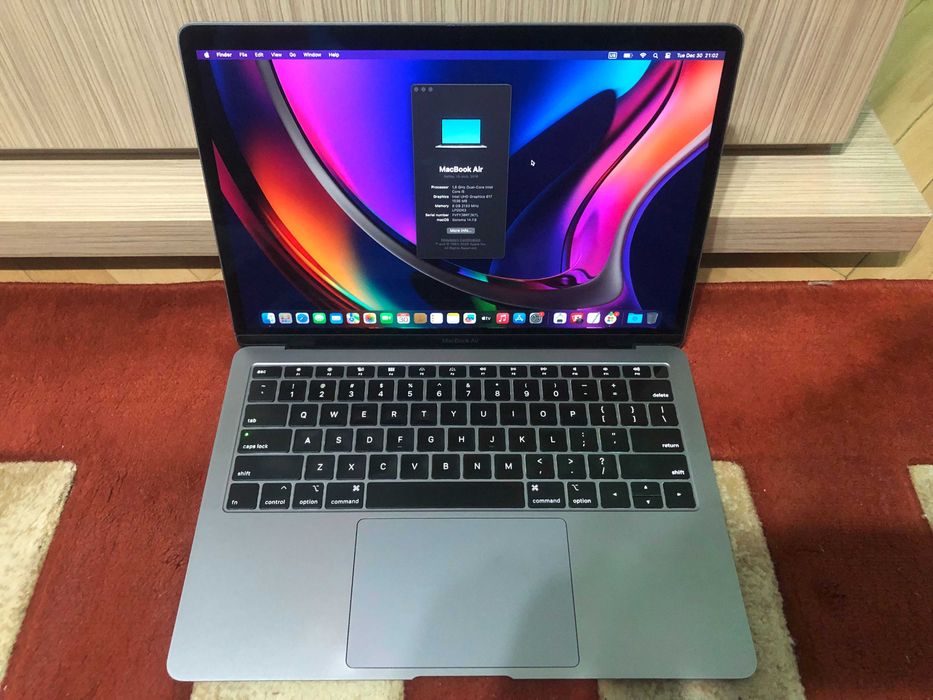 MacBook Air 13 2019 Retina i5 1,6 GHz, 8 GB, SSD 256GB.LA CUTIE.CA NOU