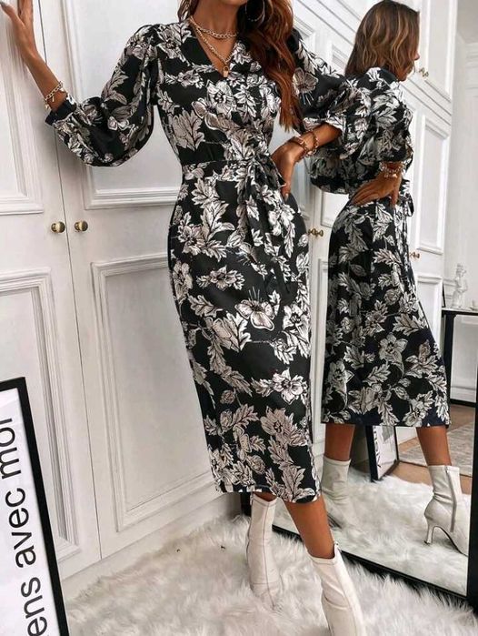 Rochie cu imprimeu floral