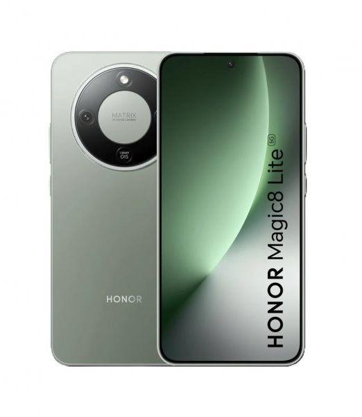 НОВ!!! Honor Magic 8 Lite 512GB + 8GB RAM, Forest Green, 7 500 mAh