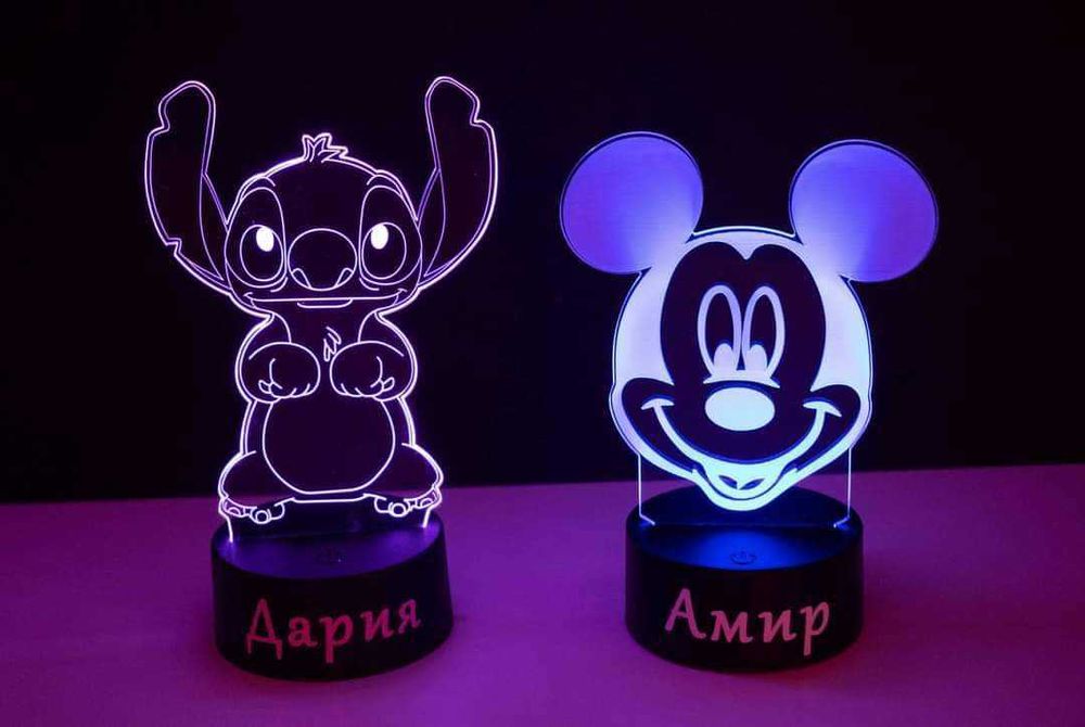 Нощни лампи с име