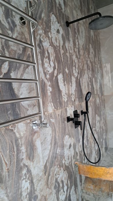 Установка Солночный панель + сантехника