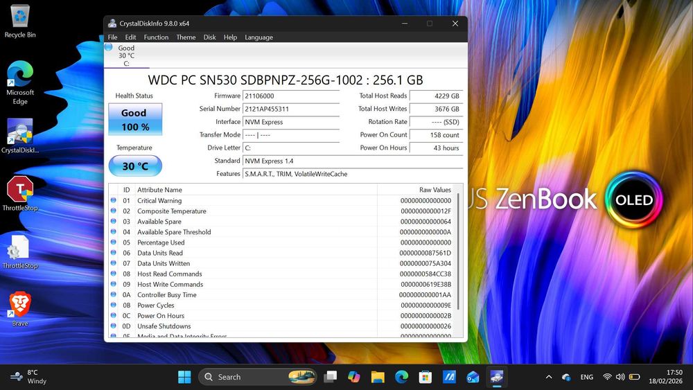 Лаптоп Asus ZenBook OLED 13" UX325E 8GB | 512GB SSD | i5-1135g7