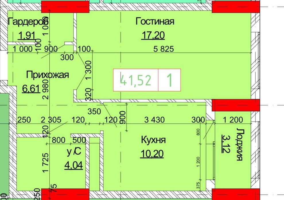 Продажа 1-комнатной квартиры