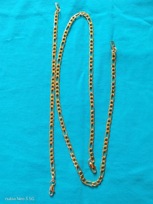 Set unisex placat 18k